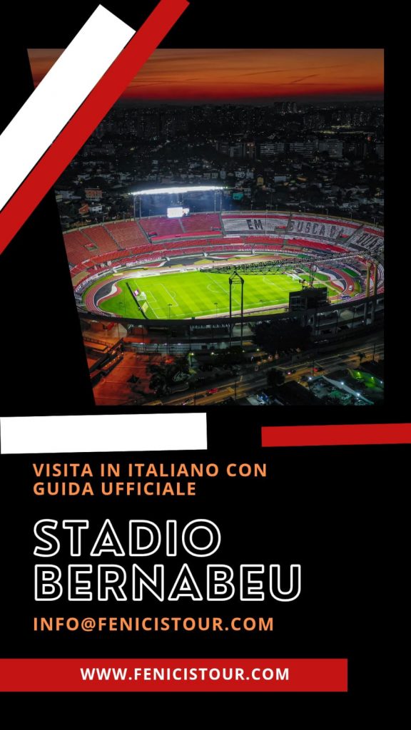 tour in italiano al bernabeu