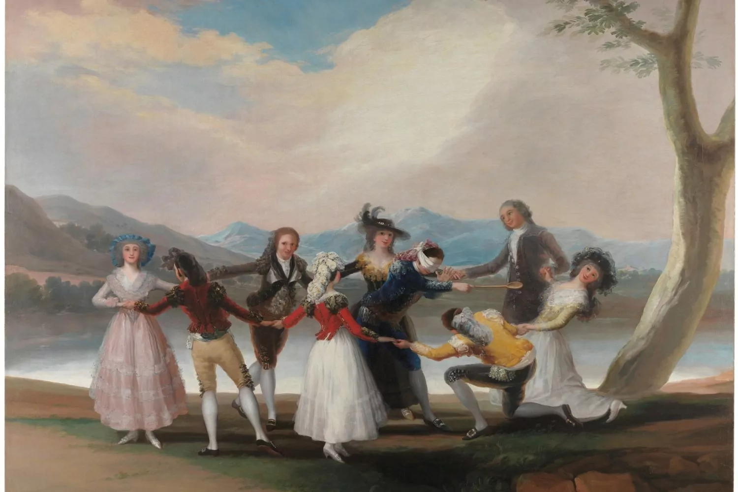 F. Goya - La gallina ciega (1788), Museo del Prado