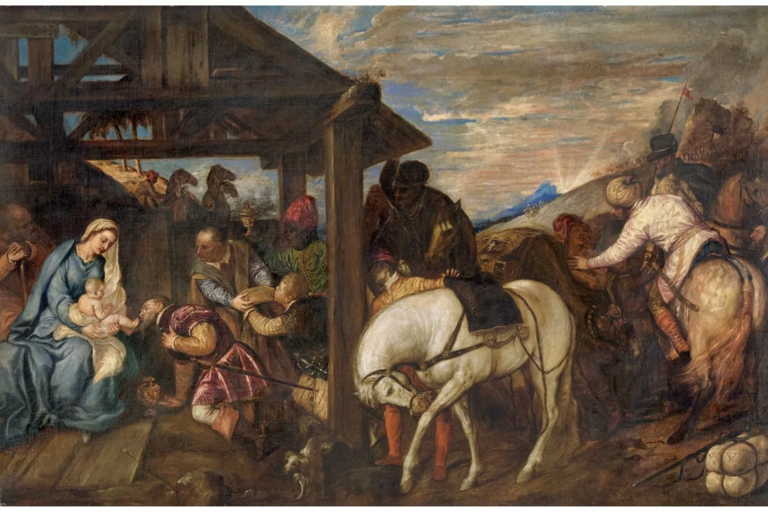 Adorazione Magi, Tiziano, Museo del Prado